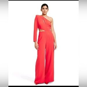 Women's One Shoulder Cut-Out Jumpsuit - Sergio Hudson x Target Red XL